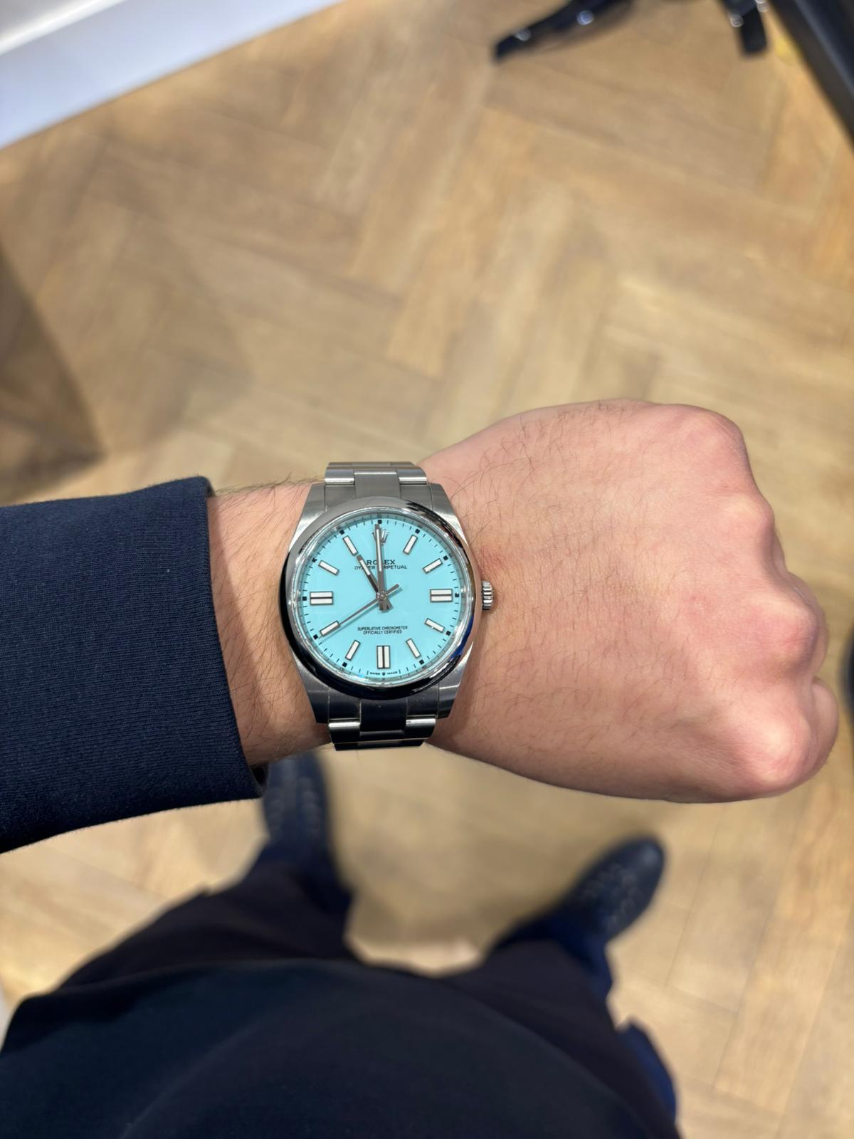 Tudor Black Bay on wrist